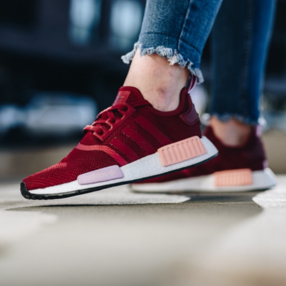 NWT adidas NMD_R1 Red Running Workout Shoes - Picture 3 of 5